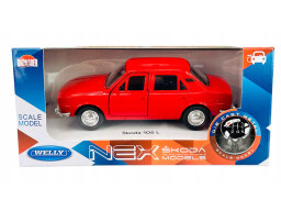 Welly Škoda 105 L 1:34 červená